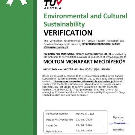 Molton Monapart Mecidiyekoy Otel İstanbul