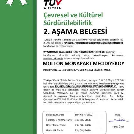 Molton Monapart Mecidiyekoy 4*